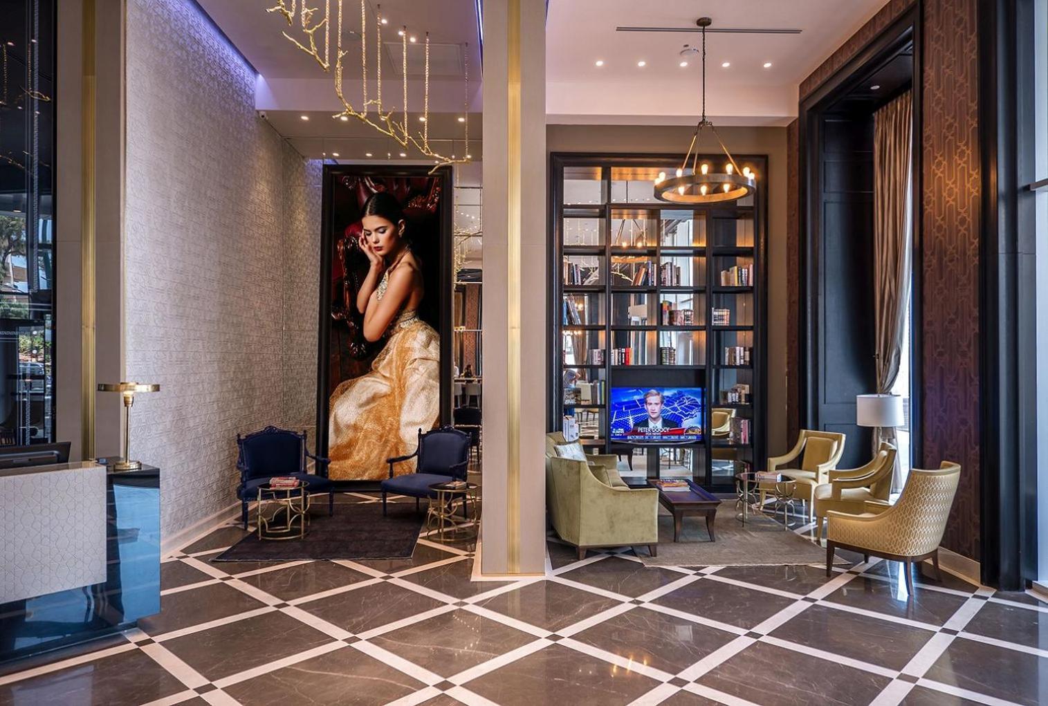 David Tower Hotel Netanya By Prima Hotels - 16 Years Plus Екстериор снимка The lobby of the hotel