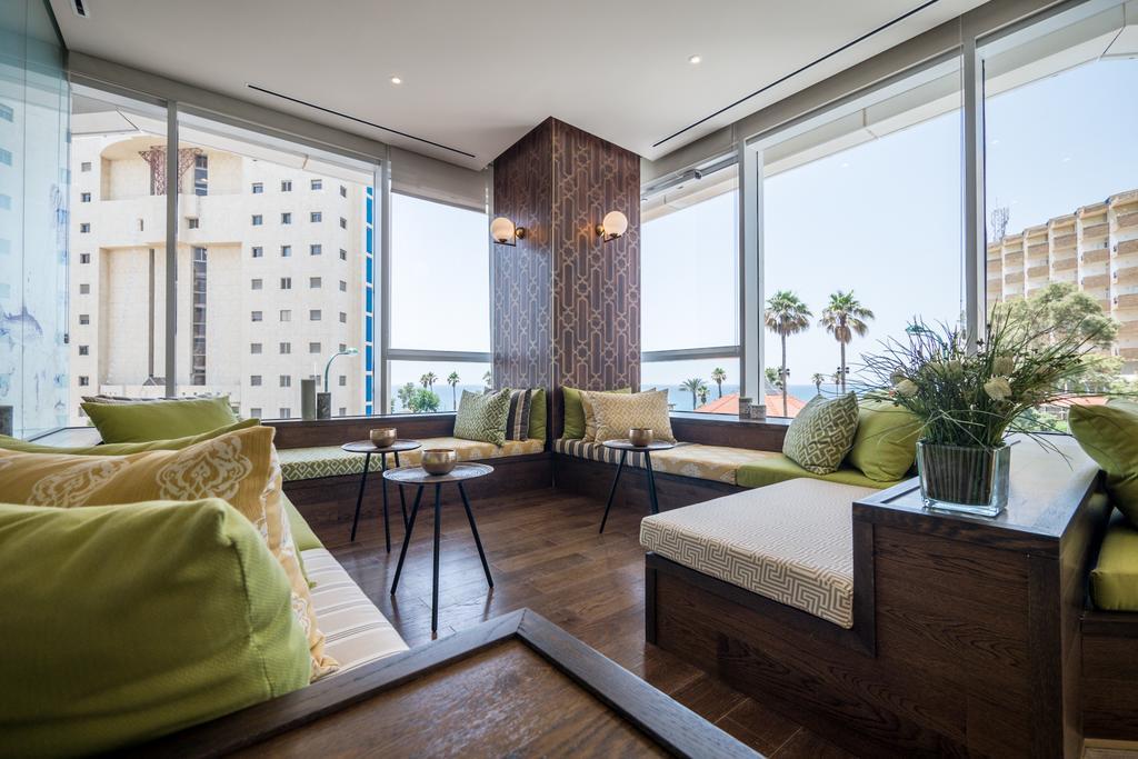 David Tower Hotel Netanya By Prima Hotels - 16 Years Plus Екстериор снимка The Sky Lounge